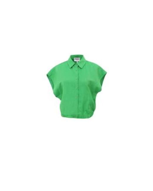 Blusa elvan FRNCH de color Green
