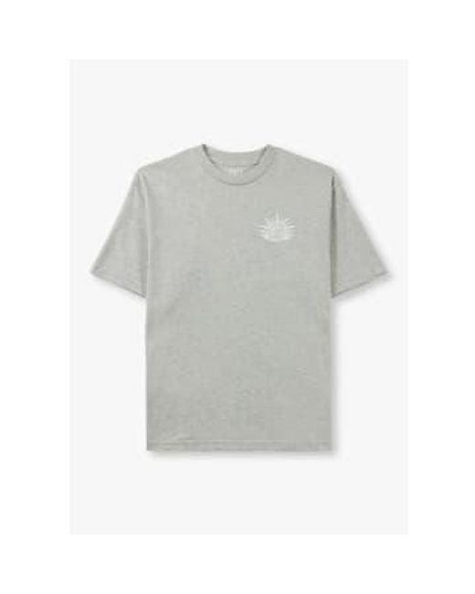 T-shirt graphique arrière mens 9zero1 en gris Replay pour homme en coloris Gray