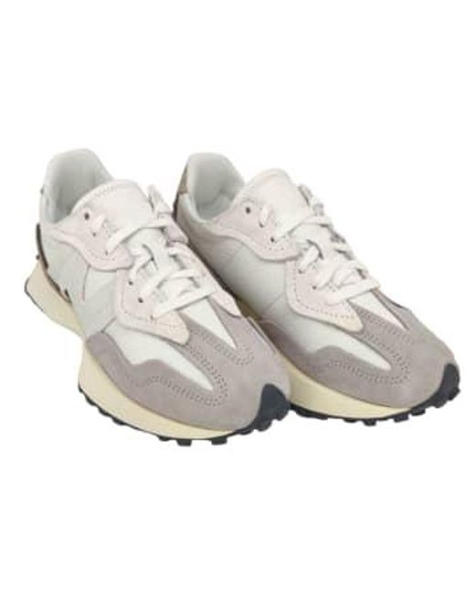New Balance White Shoes 327 Sea Salt/gray 36