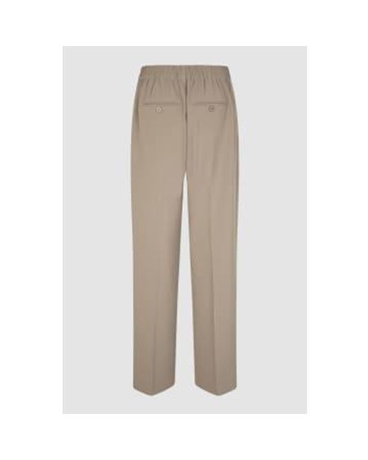 Second Female Natural Fique Wide Trousers