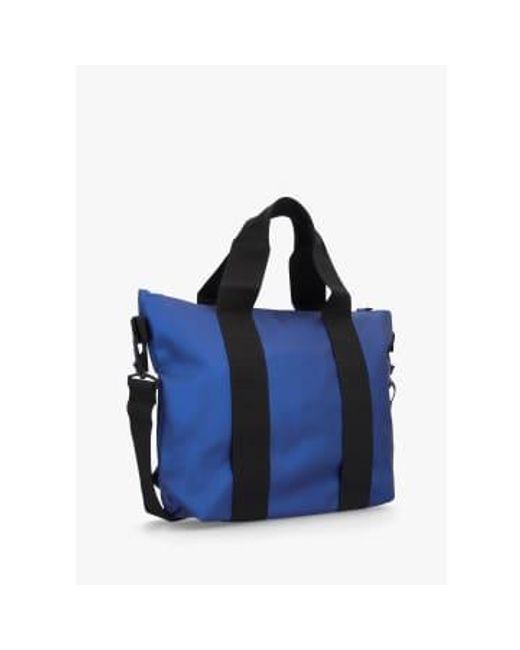 Rains Blue Tote Bag Micro One-size