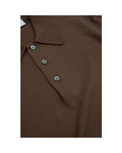 Gran Sasso Brown Fresh Cotton Polo Shirt 50 for men