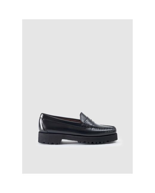 Black Weejun 90's Penny Womens Loafer avec une grossesse G.H.BASS