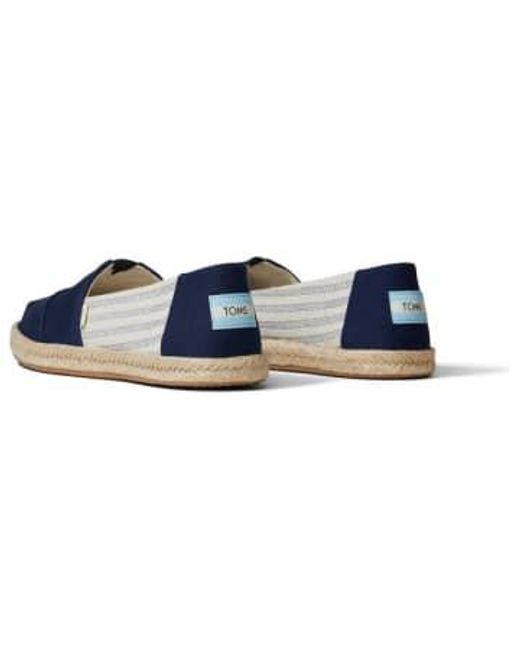 Womens Recycled Cotton Rope University 1 di TOMS in Blue