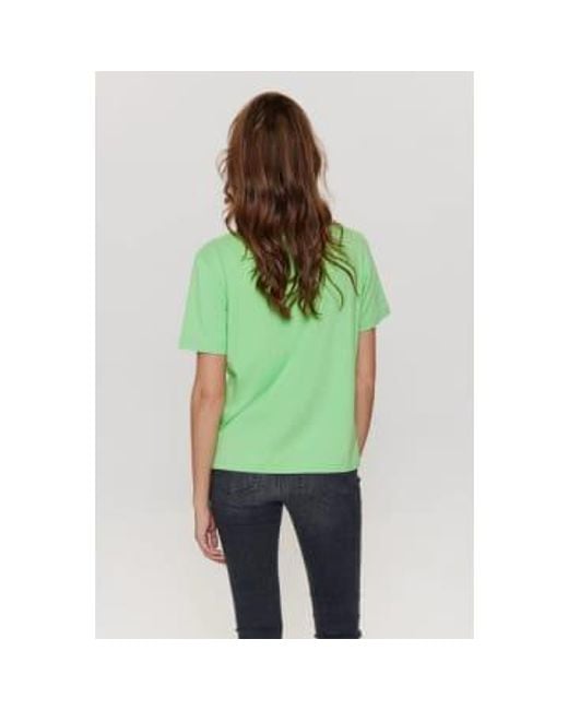 Kazumi Ss T Shirt In Summer di Numph in Green