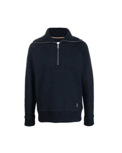 Paul Smith Half-zip Sweater Blue for men