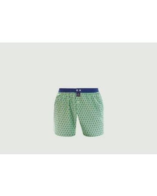 McAlson White Cactus Shorts S for men
