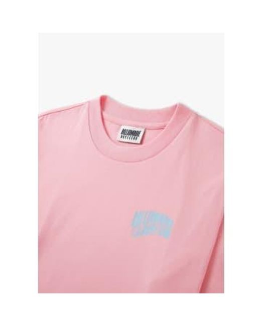 BBCICECREAM Pink S Small Arch Logo T-shirts for men