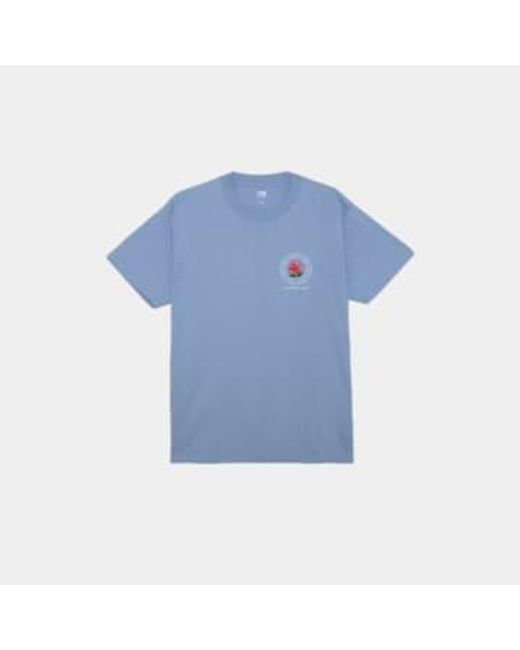 Camiseta estudio diseño visual Obey de hombre de color Blue