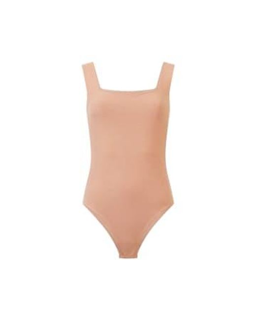 French Connection Brown Rallie Bodysuit