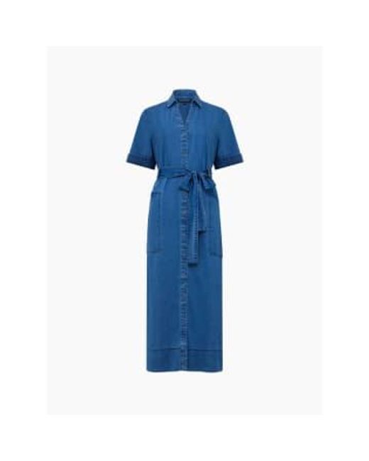 French Connection Blue Zaves Chambray Dress-light Vintage-71wfu
