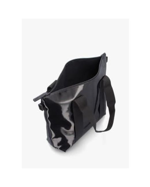 Rains Black Mini Tote Bag