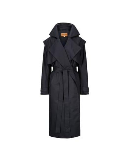 BRGN Blue Regnape Trench Coat