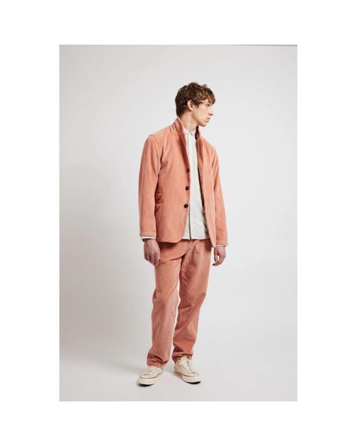 Homecore Pantalon Velours Orel in Orange for Men | Lyst