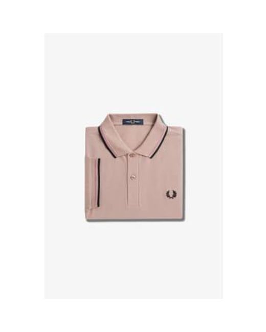 Fred Perry Pink Twin Tipped Polo Shirt X Large for men