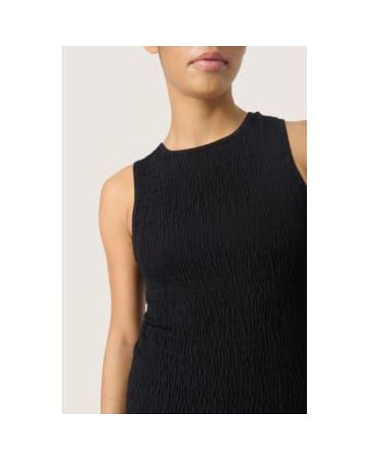 Shacia Smock Tank Top di Soaked In Luxury in Black