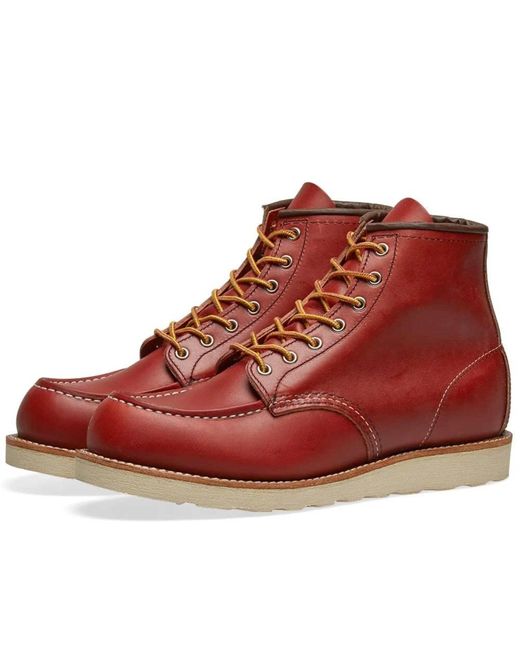 Red Wing Multicolor 8875 Heritage Work 6" Irish Setter Moc Toe Boot Oro-russet Portage for men