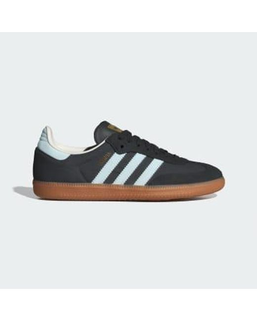 Adidas Multicolor And Almost Blue Chalk White Originals Samba Sneakers Unisex Eu 36 2/3
