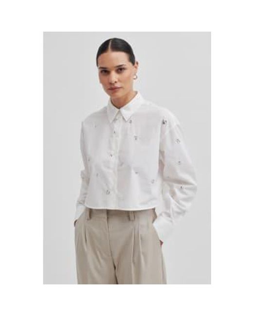 Second Female White Calli Shirt