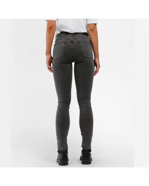 Twist & Tango Julie Jeans Skinny Mid Grey in Black | Lyst