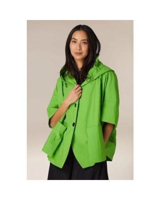 Bize Jacket With Hood In Apple di New Arrivals in Green