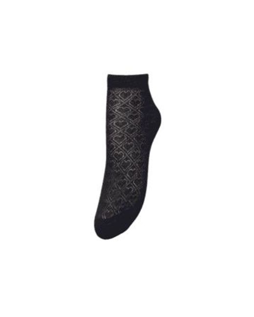 Becksöndergaard Black Short Signa Cotton Sock Navy Blazer 4/6