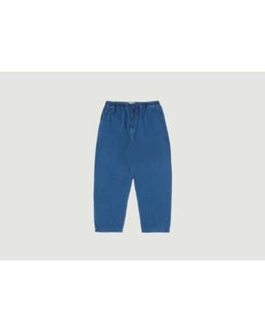 Universal Works Blue Hi Water Trousers 34 for men