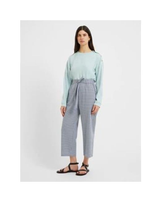 Salerno Gingham Trousers di Great Plains in Blue
