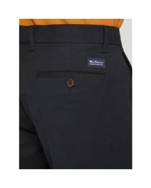 Ben Sherman Blue Signature Black Chino Shorts for men