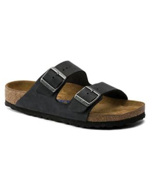 Birkenstock Black Arizona Soft Footbed Sandals 38