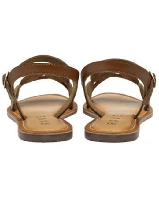 Ravel Brown Lauder Flat Sandals