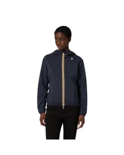 Kway Giacca Lily Stretch Poly Donna Dedth di K-Way in Blue