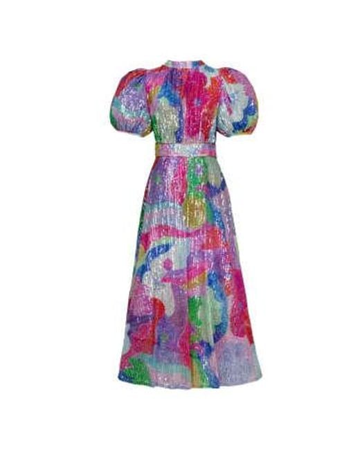 Celiab Purple Seraph Dress