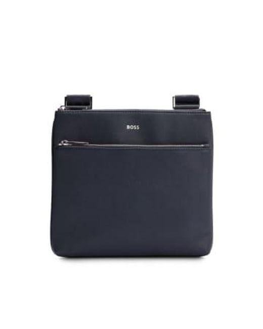 Boss Blue Zair_s Envelope Shoulder Bag for men