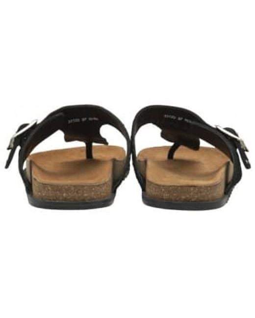 Ravel Black Denby Toe-post Sandals
