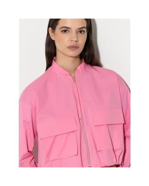 Luisa Cerano Pink Cargo Style Jacket Candy Uk 10