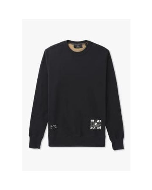Belstaff Black S Centenary Applique Label Sweatshirt for men