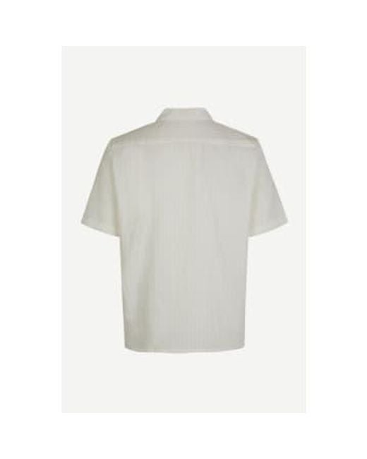 Camisa avan jx blanca Samsøe & Samsøe de hombre de color White