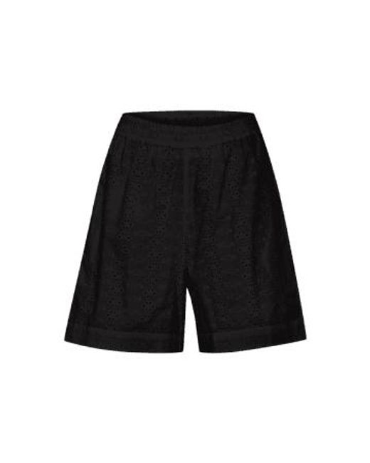 B.Young Black Fenni shorts