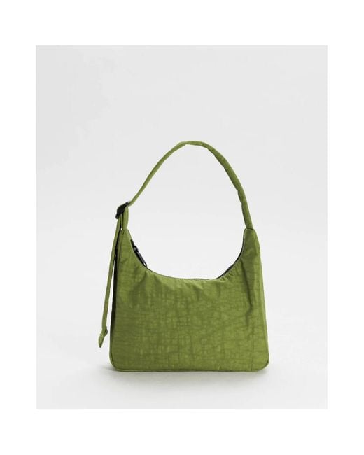 Mini Nylon Shoulder Bag Avocado 1 di Baggu in Green