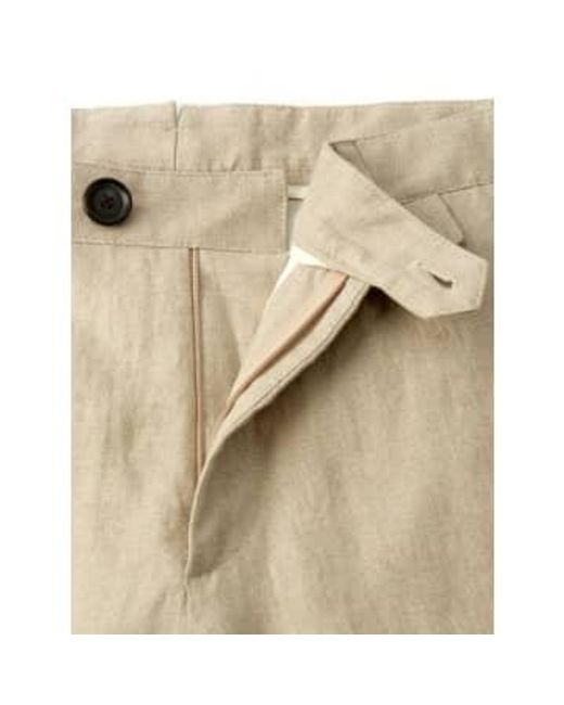 Oliver Spencer Natural Fishtail Trousers Coney Sand 32 for men