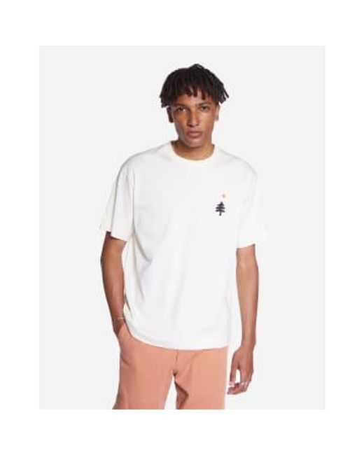 Olow White Ivory Oversized Wild T Shirt L for men