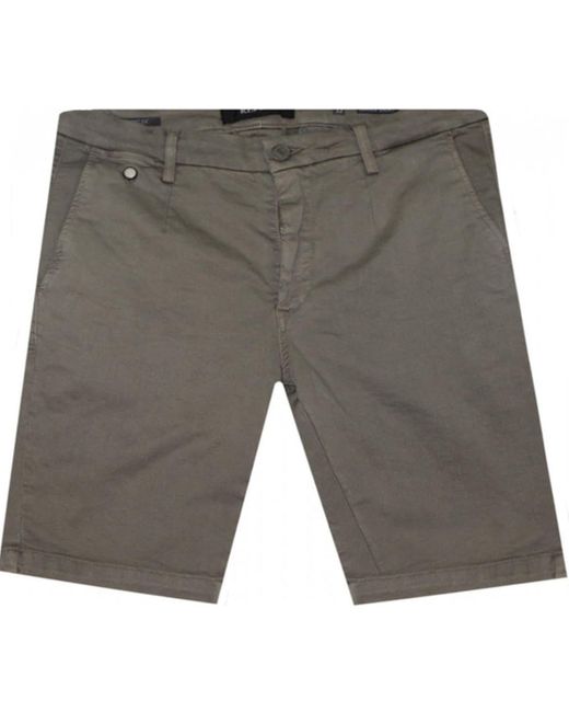 Replay Gray Sand Hyperflex Lehoen S Shorts for men