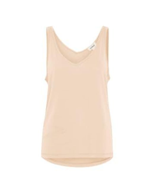Soaked In Luxury Natural Sandshell Columbine Tank Top