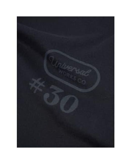 30201 t-shirt imprimé en jersey Universal Works pour homme en coloris Blue