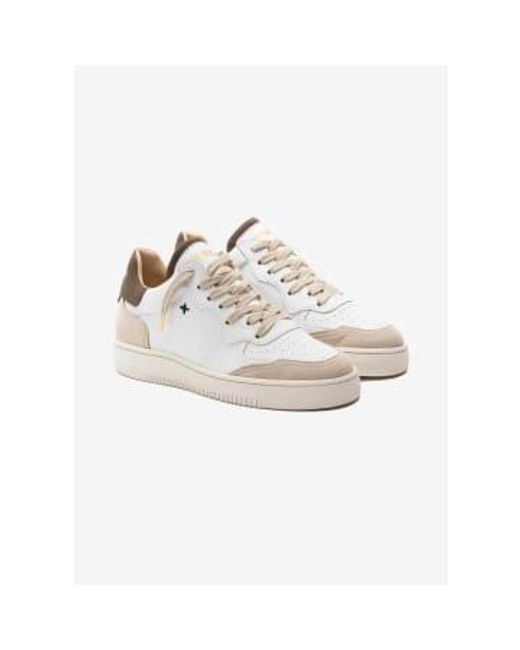 Newlab White Sneakers Nl11 / Khaki