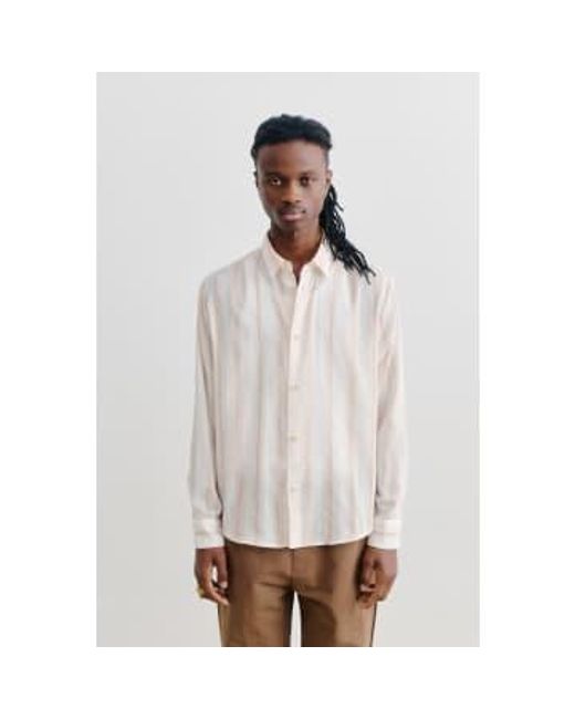 Ajvar Stripe Fulvio Shirt di A Kind Of Guise in White da Uomo