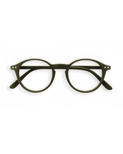 Izipizi Black Khaki Style D Reading Glasses 1 + for men