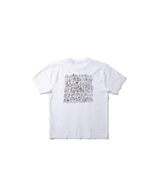 Edmmond Studios White Camiseta People Plain S for men