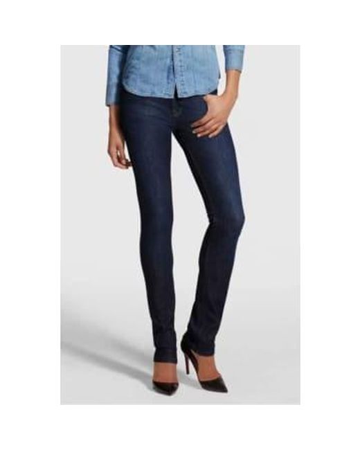 DL1961 Blue Coco Curvy Straight Jeans